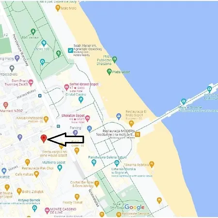 Hello Przy Molo 200 M Do Plazy Apartament Sopot